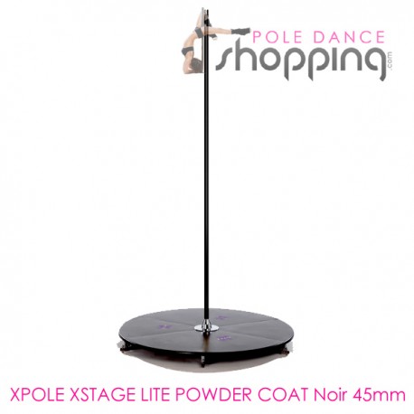 Pedana Pole Dance Xpole Xstage Lite Powder Coat Nero 45mm