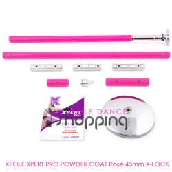 Pali Pole Dance Xpole Xpert Pro Powder Coat Rosa 45mm X-LOCK