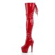 High Platforms Thigh High Boots Pleaser ADORE-3063 Red patent