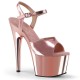 High Platforms Sandals Pleaser ADORE-709 Pink Gold