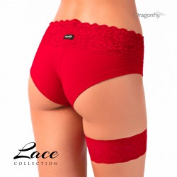 Garter - Lace Collection Dragon Fly Rojo