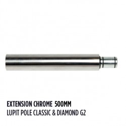 Extension 500mm Lupit Pole Chrome 42mm - Generation 2