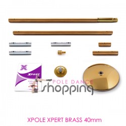 Barre de Pole Dance Xpole Xpert Brass 40mm