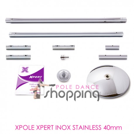Barra de Pole Dance Xpole Xpert Inox Stainless 40mm
