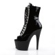 High Platforms Ankle Boots Pleaser ADORE-1021 Black patent