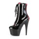 High Platforms Ankle Boots Pleaser ADORE-1020FH Black patent