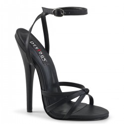 High Heels Sandals Pleaser DOMINA-108 Black matte