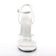 High Heels Sandals Pleaser DOMINA-108 White patent