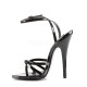 High Heels Sandals Pleaser DOMINA-108 Black patent