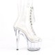 High Platforms Ankle Boots Pleaser ADORE-1020C Clear