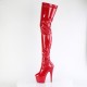 High Platforms Thigh High Boots Pleaser ADORE-4000 Red patent