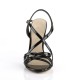 High Heels Sandals Pleaser AMUSE-13 Black patent