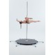 Pedana Pole Dance Lupit Pole Stage Chrome 45mm with Long legs