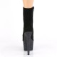 High Platforms Ankle Boots Pleaser ADORE-1020FSMG Black
