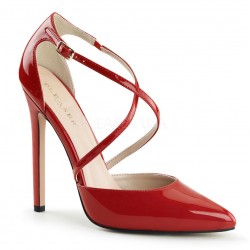 Zapatos Tacones Altos Pleaser SEXY-26 Rojo barniz