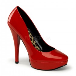 Zapatos Plataformas Pin Up Couture HARLOW-01 Rojo barniz