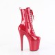 High Platforms Ankle Boots Pleaser FLAMINGO-1040GP Fuschia patent