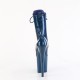 High Platforms Ankle Boots Pleaser FLAMINGO-1040GP Blue patent