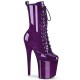 High Platforms Ankle Boots Pleaser FLAMINGO-1040GP Purple patent