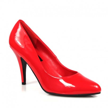 Zapatos Tacones Altos Pleaser VANITY-420 Rojo barniz