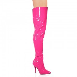High Heels Thigh High Boots Pleaser SEDUCE-3010 Fuschia patent