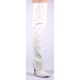 High Heels Thigh High Boots Pleaser SEDUCE-3010 White patent