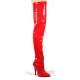High Heels Thigh High Boots Pleaser SEDUCE-3010 Red patent
