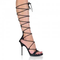 Heels Sandals Fabulicious CHIC-60 Black patent