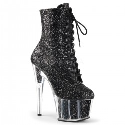 High Platforms Ankle Boots Pleaser ADORE-1020G Black