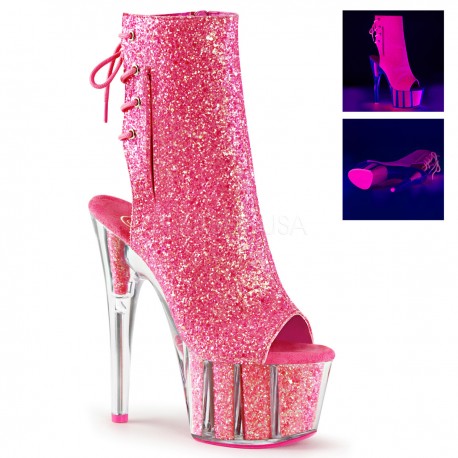 High Platforms Ankle Boots Pleaser ADORE-1018G Pink