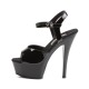 Platforms Sandals Pleaser JULIET-209 Black patent