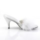 Heels Mules Fabulicious AMOUR-03 White Satin