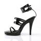 Heels Sandals Fabulicious FLAIR-458 Black patent