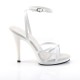 Heels Sandals Fabulicious FLAIR-436 White patent