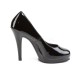 Zapatos Tacones Fabulicious FLAIR-480 Negro Barniz