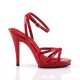 Heels Sandals Fabulicious FLAIR-436 Red patent