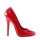 High Heels Pumps Pleaser DOMINA-420 Red Patent
