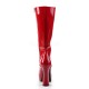 Platforms Knee Boots Pleaser ELECTRA-2020 Red patent