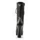 High Heels Ankle Boots Pleaser ELECTRA-1020 Black matte