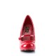 Platforms Pumps Pin Up Couture CUTIEPIE-02 Red patent