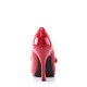 Plateau Scarpe Pin Up Couture CUTIEPIE-02 Rosso vernice
