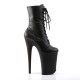 High Platforms Ankle Boots Pleaser INFINITY-1020 Black Matte