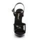 High Heels Sandals Fabulicious LIP-109 Black patent