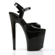 High Platforms Sandals Pleaser XTREME-809 Black patent