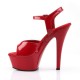 Platforms Sandals Pleaser KISS-209 Red patent