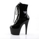 High Platforms Ankle Boots Pleaser ADORE-1020 Black patent