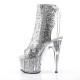 High Platforms Ankle Boots Pleaser ADORE-1018G Silver