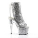 High Platforms Ankle Boots Pleaser ADORE-1018G Silver