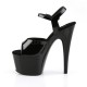 High Platforms Sandals Pleaser ADORE-709 Black Patent