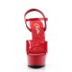 Platforms Sandals Pleaser DELIGHT-609 Red Patent